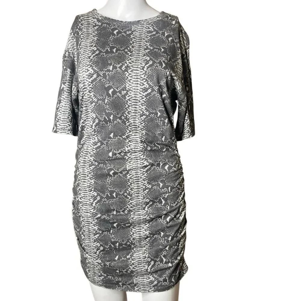 Philanthropy Gray Snake Print Dress Size Small
